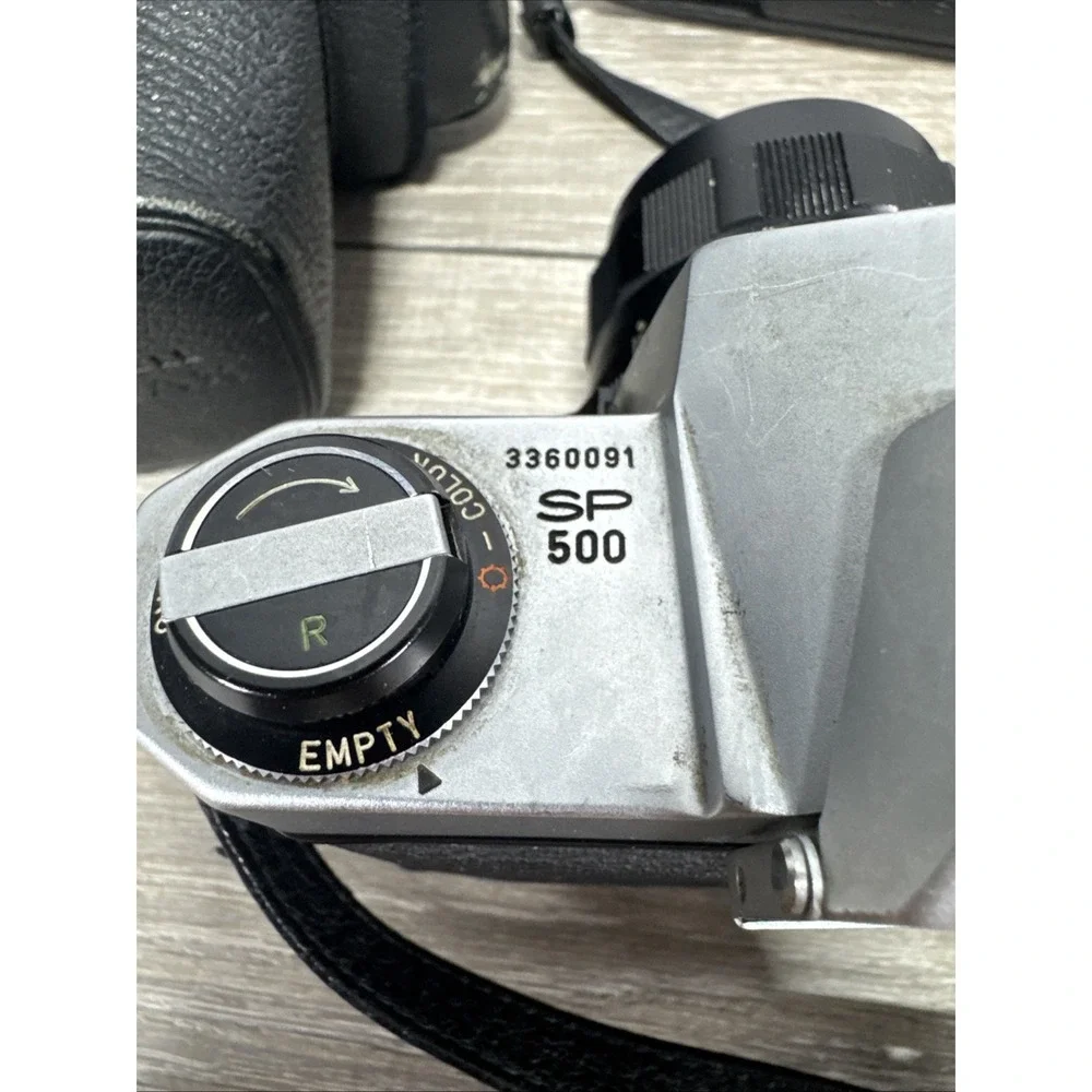 Vintage Honeywell PENTAX SP500 Camera with a Super-Takumar 1:2/55 Lens Works